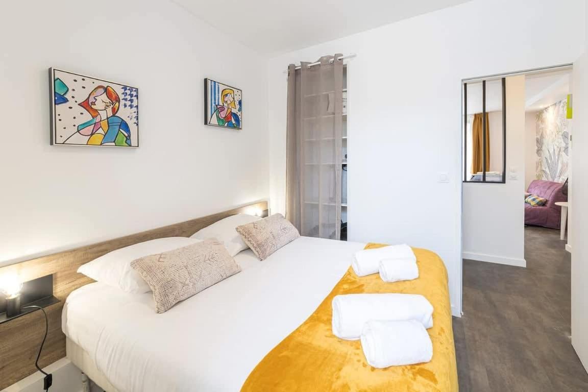 L'Echapee- Bel Appartement Renove Et Proche Gare Rennes Exterior foto